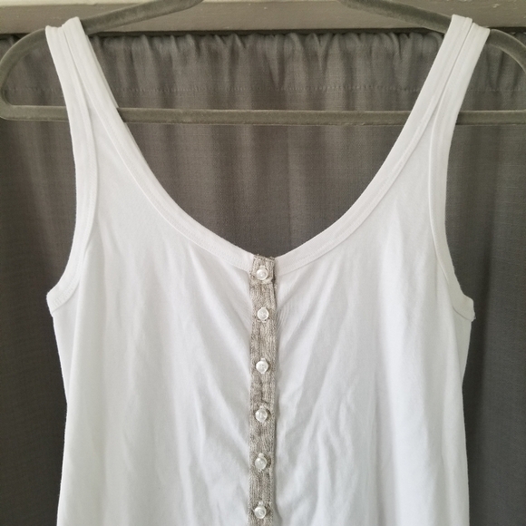 Enza Costa | Button Front Mini Dress - Picture 2 of 7